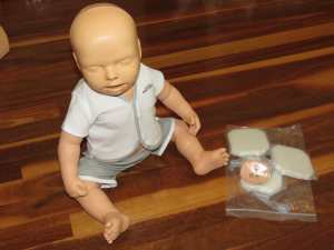 CPR Dummies Baby and Man First Aid Training Practi-Man, Practi-baby