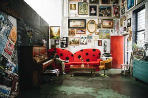 Studio space in a shared creative warehouse 