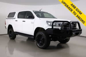 2021 Toyota Hilux GUN126R Facelift SR (4x4) White 6 Speed Automatic Double Cab Pick Up