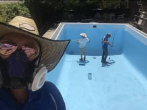 Pool Painting Concrete and Fibreglass pools 