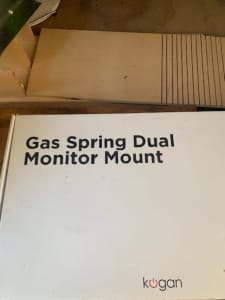 Dual Monitor Stand with Gas Spring