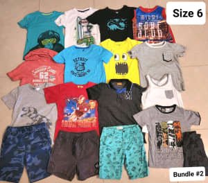 Boys Size 6 Summer Clothes Bundle