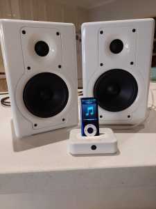 iPod Speakers-Cygnet Unisoni-x5-White Gloss-RARE!!!!