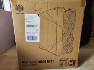 Cooler Master MasterBox TD500 Mesh PC Case - NEW SEALED