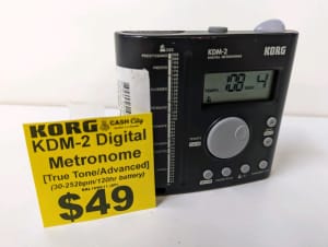 Korg KDM-2 Digital Metronome (Advanced/True Tone) (30-252bpm)