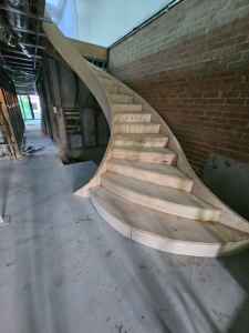 Spiral staircase build