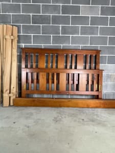 queen size bed frame with wood slats