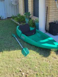 Foxx fishing Kayak with seat and oar