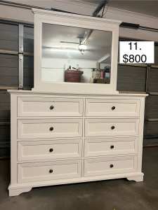 Can deliver…Excellent dresser with mirror