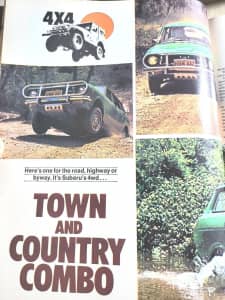 Free Postage. 1976. Subaru 4WD Town and Country. Original Article