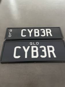 Personalised number Plate CYB3R