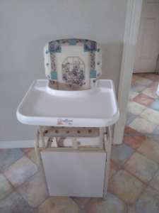 High chair converts to low chair and table and chair