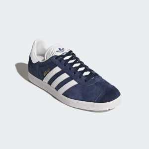 Adidas Originals Gazelle Navy Blue/White New US 10.5 Mens Sneakers