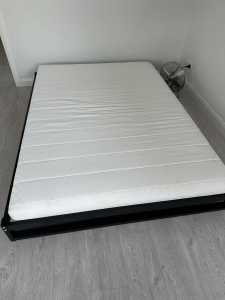 Double bedframe and mattress. Excellent condition.