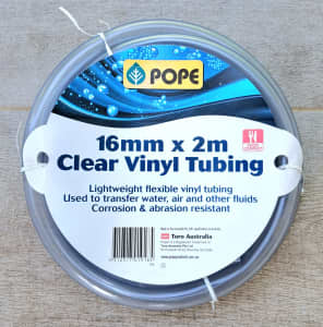 Pope 16mm x 2m Clear Vinyl Tubing