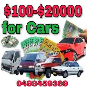 We buy your car Cash for any car 