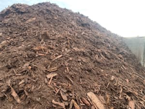 Mulch - unprocessed firewood waste / bark / chip
