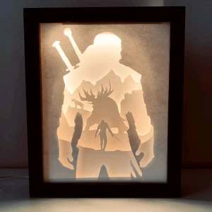The Witcher Lightbox for Decoration