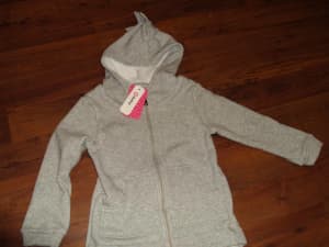 new size 4 to 5 grey hooded dinosour jacket