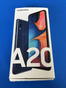 Samsung Galaxy A20 in as new condition, free post, cleared to go