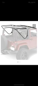 Selling soft top roof frame for Jeep Wrangler 2007 model 