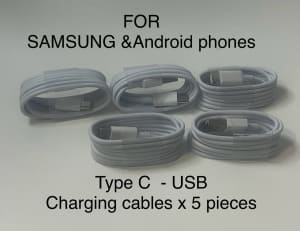 Type C USB charging cable Samsung devices typeC usb cable devices x 5