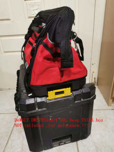 CRAFTSMAN DeWalt TSTAK Zippered 31 Pocket Tool Bag Organizer stack