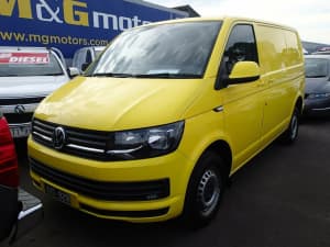 2018 Volkswagen Transporter T6 MY18 TDI 340 LWB Yellow 7 Speed Auto Direct Shift Cab Chassis