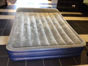 Electricity air mattress double bed size for sale