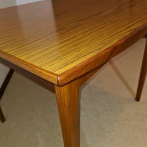 Vintage wooden dining table - square