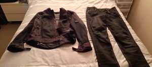 RJs motorcycle protective clothing ( worn once)