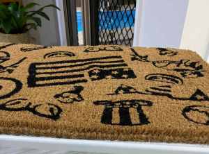 Pottery Barn America Coir Mat, New , Excellent quality
