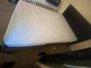 Queen size bed and child bed for sell without the mattress