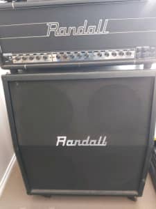 Randall Rm100 guitar amplifier. 4 preamps and quad box
