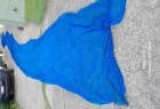Blue Scaffold Mesh Cloth