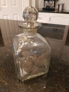 Glass Perfume Bottle Jar