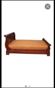 *FREE queen bed* solid wood queen bed frame and base