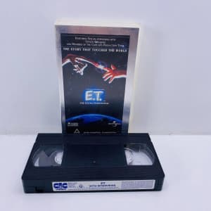 E.T. The Extra Terrestrial Steven Spielberg VHS Original Tape
