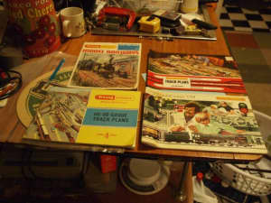 Vintage Triang Hornby & Hornby Track Plans & model catalogues x 4