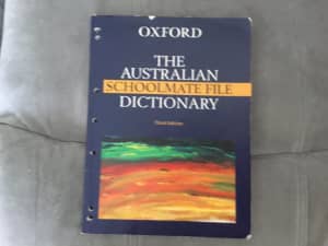 Oxford The Australian Schoolmate File Dictionary third edition