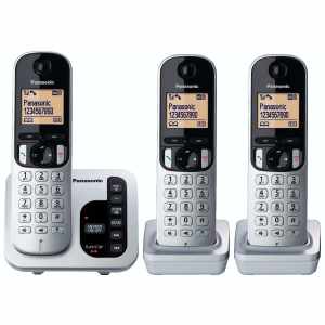 Panasonic Cordless Phone plus 2 Handsets KX-TGC223AL