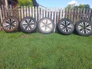 Rims and Tyres off Holden Colorado