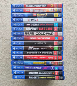 PS4 games from $15 (prices in description)