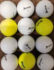 Mixed Srixon golf balls 