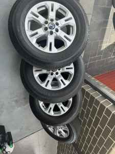 Nissan navara wheels with tyres 255/65/17”