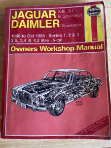 Jaguar Workshop manual and parts catalogue
