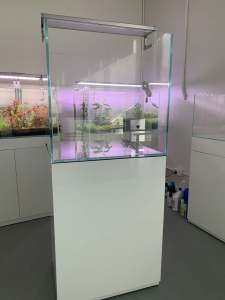Brand new 12mm low iron glass 2ft cube aquarium