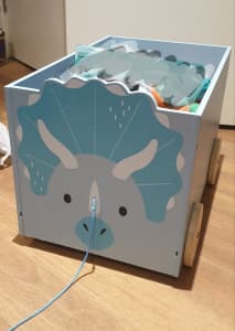 Dinosaur Pull-Along Toy Box