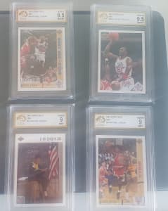 Graded 90s basketball cards 