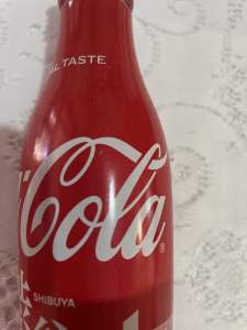 Coca Cola collectables aluminium bottles